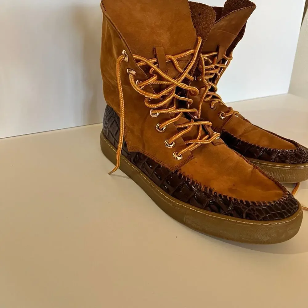 PRSVR men’s size 9 leather lace up high top